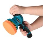 Auto si Moto - Intretinere auto - Masini de polisat si accesorii - Aparat Polish Auto, 2 Acumulatori 36V, Fara Fir, Portabil, 2500-5000 Rpm, 8 viteze, Discuri Incluse - Infinity.ro