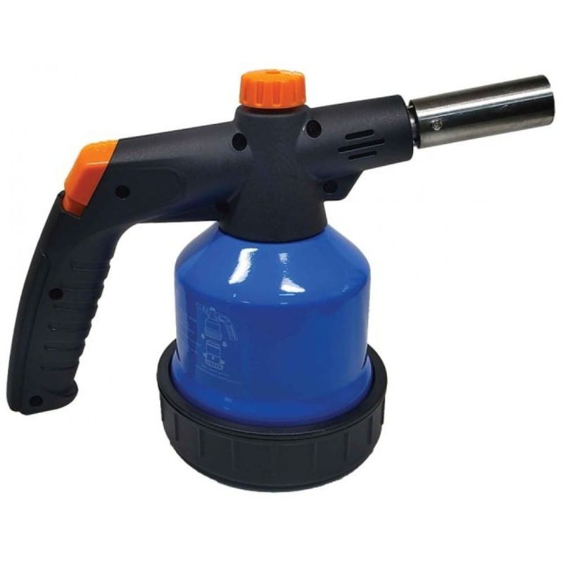 Casa si Gradina - Constructii - Scule electrice si accesorii - Pistoale de lipit - Lampa instalator cu aprindere piezo, corp metalic, albastra - Infinity.ro