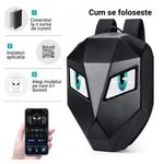 Sport si Outdoor - Articole de voiaj - Rucsacuri - Rucsac Modern cu Ecran LED, Protectie la Apa, Centuri de Siguranta, Design Ergonomic, Negru - Infinity.ro