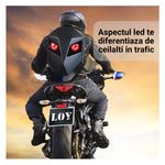Sport si Outdoor - Articole de voiaj - Rucsacuri - Rucsac Modern cu Ecran LED, Protectie la Apa, Centuri de Siguranta, Design Ergonomic, Negru - Infinity.ro