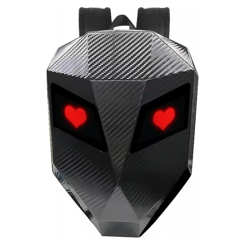 Sport si Outdoor - Articole de voiaj - Rucsacuri - Rucsac Modern cu Ecran LED, Protectie la Apa, Centuri de Siguranta, Design Ergonomic, Negru Carbon - Infinity.ro