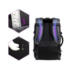 Sport si Outdoor - Articole de voiaj - Rucsacuri - Rucsac Ghiozdan Smart cu Display LED, WiFi, impremeabil, Aplicatie Dedicata iOS/Android, Port USB Extern, Negru - Infinity.ro