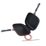 Casa si Gradina - Bucatarie si vesela - Vase pentru gatit - Tigai si seturi - Tigaie tip Grill, Doubletta, Reversibila, Antiaderenta, 36 cm - Infinity.ro