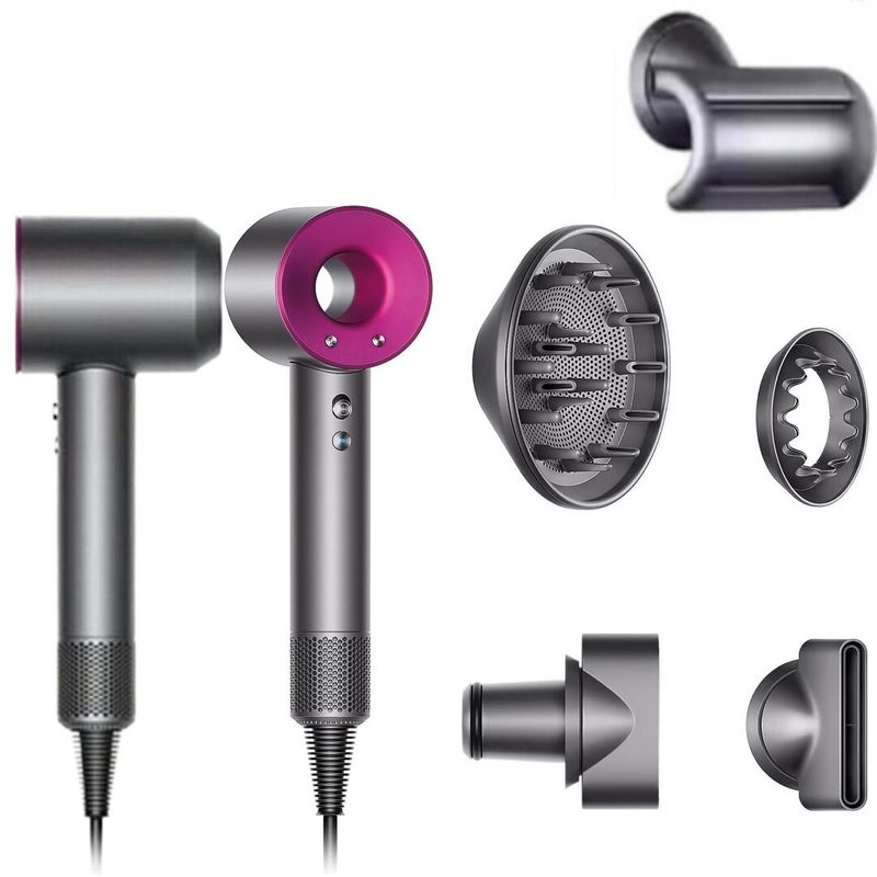 Ingrijire personala si Cosmetice - Aparate & accesorii ingrijire personala - Hair styling - Uscatoare de par - Uscator de Par Multifunctional 5 in 1 Ultrasonic, 3 Trepte de Viteza, Aer Cald/Rece - Infinity.ro