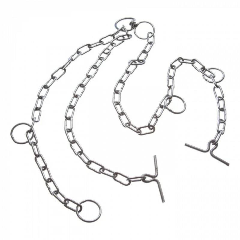 Petshop - Accesorii petshop - Zgarzi, lese si hamuri - Lese - Lant gatar, pentru vite, diametru 5mm, otel rezistent, 100 x 125 cm - Infinity.ro