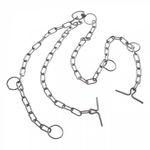 Petshop - Accesorii petshop - Zgarzi, lese si hamuri - Lese - Lant gatar, pentru vite, diametru 4mm, otel rezistent, 75 x 90 cm - Infinity.ro
