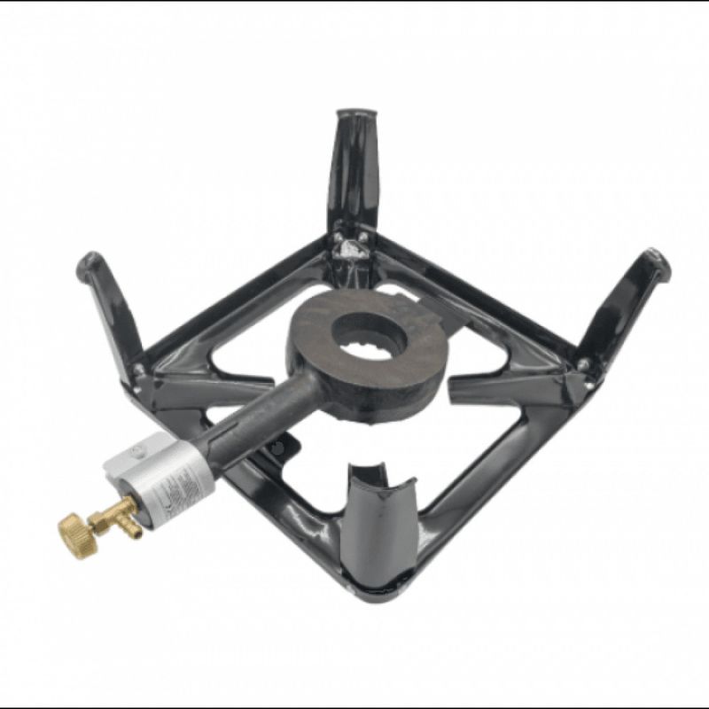 Sport si Outdoor - Camping - Bucatarie de camping - Arzatoare si accesorii - Arzator Gaz Pirostrie, GPL, Tabla groasa, 30x30 cm - Infinity.ro
