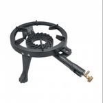 Sport si Outdoor - Camping - Bucatarie de camping - Arzatoare si accesorii - Arzator Gaz Pirostrie Fonta, GPL, Stabil si Rezistent, 33x15 cm - Infinity.ro