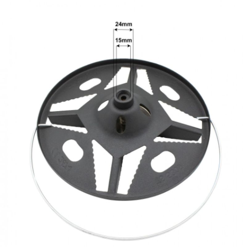 Sport si Outdoor - Camping - Bucatarie de camping - Arzatoare si accesorii - Arzator pentru Butelie, Ochi Mare, Tabla groasa cu aliaj cromat - Infinity.ro