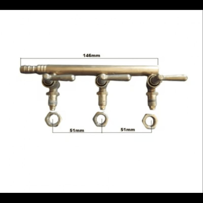 Sport si Outdoor - Camping - Bucatarie de camping - Arzatoare si accesorii - Robinet compatibil pirostrie Sara, 3 iesiri pentru distributia gazului, Reglaj precis al flacarii - Infinity.ro
