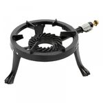 Sport si Outdoor - Camping - Bucatarie de camping - Arzatoare si accesorii - Arzator Gaz Pirostrie Fonta, GPL, Stabil si Rezistent, 33x16.5 cm - Infinity.ro
