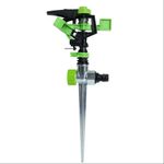 Casa si Gradina - Gradinarit si plante - Instalatii si accesorii pentru irigatii - Aspersoare - Aspersor Plastic, cu suport metal cu 6 moduri dispersie prin bataie, 45-360 grade - Infinity.ro