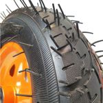 Casa si Gradina - Gradinarit si plante - Utilaje gradina - Consumabile si accesorii utilaje de gradina - Roata 350-8, ax 20'', cu rulment, pentru Carucioare, Lize si Roabe, Cauciuc rezistent, sarcina maxima 280 kg - Infinity.ro
