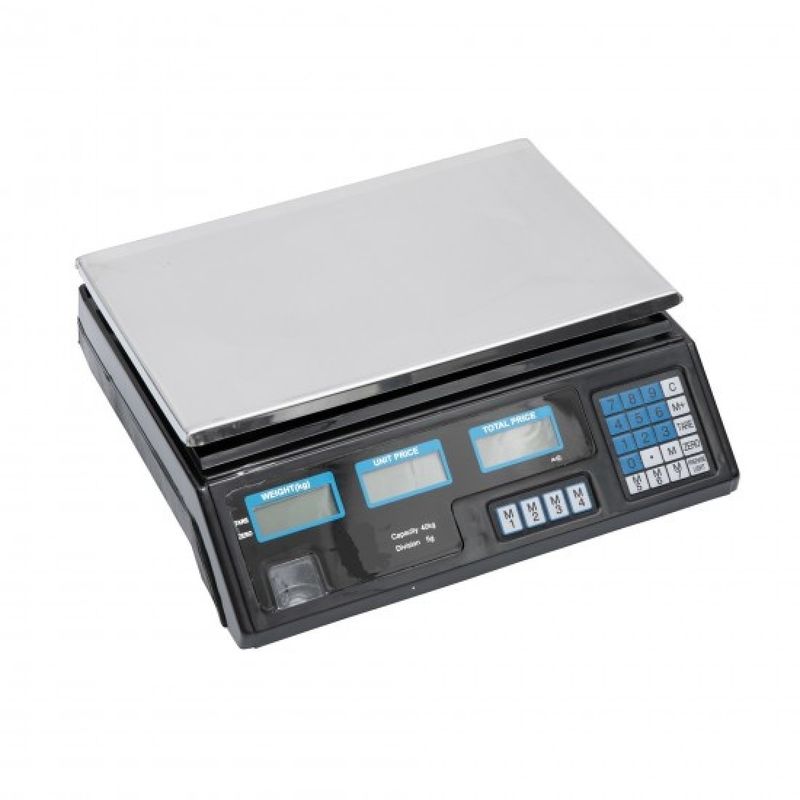 Casa si Gradina - Constructii - Depozitare, transport si protectie - Cantare electronice comerciale - Cantar electronic 40 kg, digital, functii multiple, Acumulator incorporat. Functie TARE, Oprire automata, Functie de cumulare - Infinity.ro