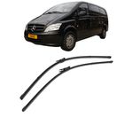 Auto si Moto - Intretinere auto - Stergatoare - Set stergatoare auto MERCEDES-BENZ VITO / MIXTO Van (W639) 2003-2012, pentru parbriz, 2 bucati, Valeo Silencio Xtrm - Infinity.ro