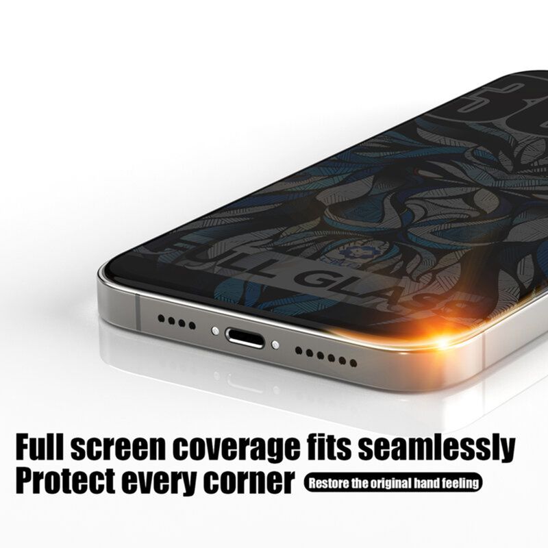 Laptop, Telefoane si Tablete - Telefoane mobile si accesorii - Accesorii Telefoane - Folii protectie telefoane - Folie pentru iPhone 17 / iPhone 16 Pro - Lito D+ Max Privacy 300C - Black - Infinity.ro