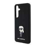Laptop, Telefoane si Tablete - Telefoane mobile si accesorii - Accesorii Telefoane - Huse telefoane - Husa pentru Samsung Galaxy S24 Plus - Karl Lagerfeld Silicone (KLHCS24MSMHKNPK) - Ikonik Metal Pin - Infinity.ro