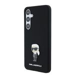 Laptop, Telefoane si Tablete - Telefoane mobile si accesorii - Accesorii Telefoane - Huse telefoane - Husa pentru Samsung Galaxy S24 Plus - Karl Lagerfeld Silicone (KLHCS24MSMHKNPK) - Ikonik Metal Pin - Infinity.ro