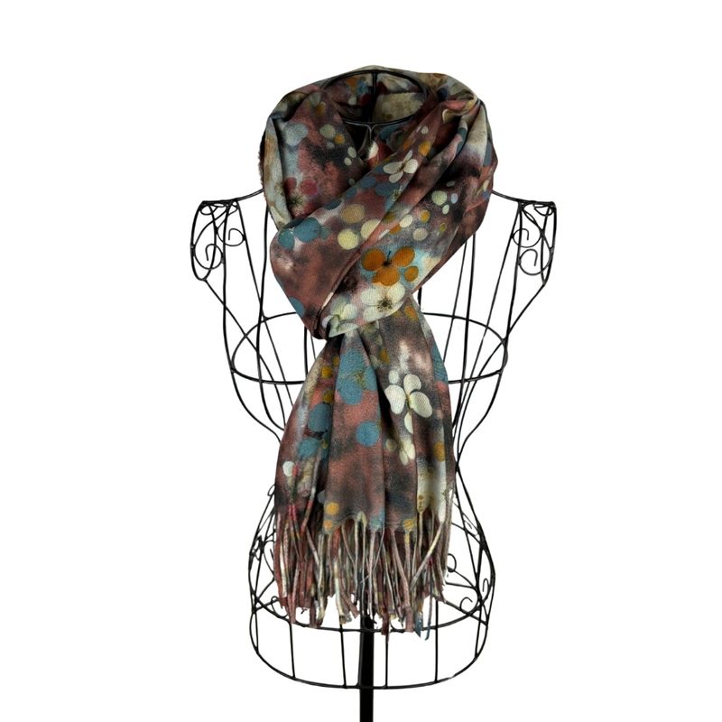 Fashion, accesorii si bijuterii - Femei - Accesorii femei - Esarfe si fulare femei - Fular dama tip casmir SE roz - Infinity.ro