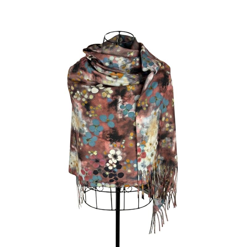 Fashion, accesorii si bijuterii - Femei - Accesorii femei - Esarfe si fulare femei - Fular dama tip casmir SE roz - Infinity.ro
