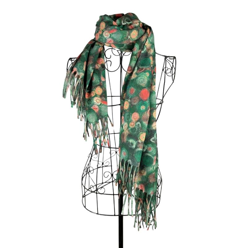 Fashion, accesorii si bijuterii - Femei - Accesorii femei - Esarfe si fulare femei - Fular dama tip casmir SEC verde - Infinity.ro