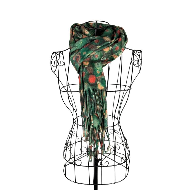 Fashion, accesorii si bijuterii - Femei - Accesorii femei - Esarfe si fulare femei - Fular dama tip casmir SEC verde - Infinity.ro