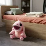 Jucarii, Copii si Bebe - Jucarii si jocuri - Jucarii de plus - Jucarie din plus Stitch Catoons adorabila, pentru copii peste 3 ani, dimensiune 45cm, culoare Roz ABYZ - Infinity.ro