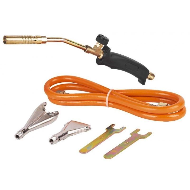 Sport si Outdoor - Camping - Bucatarie de camping - Arzatoare si accesorii - Arzator gaz cu furtun 1.5m si 3 capete 17-20-40 mm - Infinity.ro