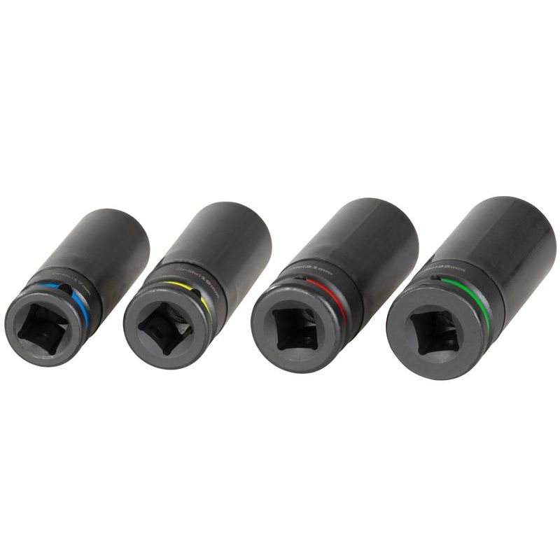 Casa si Gradina - Constructii - Scule de mana si unelte - Chei si truse chei - Set 4 chei tubulare, otel CrV, 17/19/21/22 mm, codificate pe culori, rezistente pentru atelier si auto - Infinity.ro