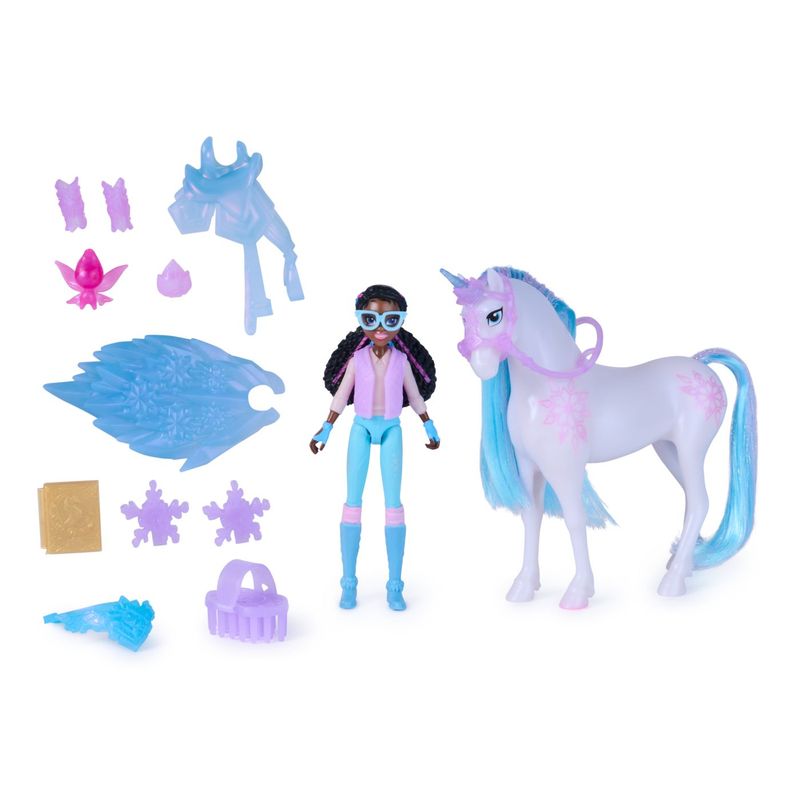 Jucarii, Copii si Bebe - Jucarii si jocuri - Figurine - Unicorn Academy Set aventura cu pietre pretioase a lui Glacier - Infinity.ro