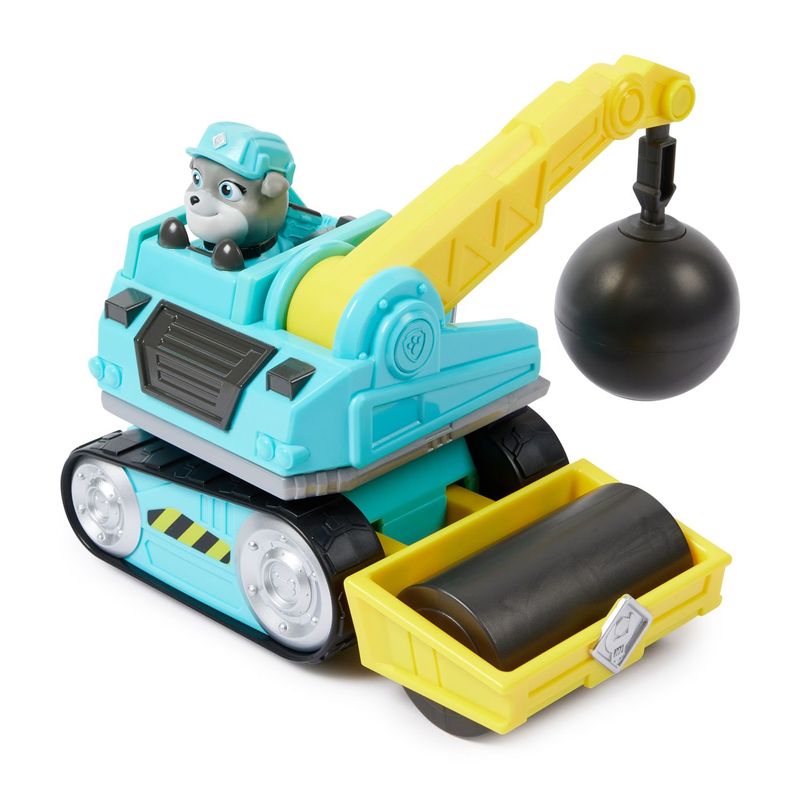 Jucarii, Copii si Bebe - Jucarii si jocuri - Vehicule si jucarii cu telecomanda - Utilaje constructie de jucarie - Patrula Catelusilor Rubble si echipa vehicul cu bila de demolare - Infinity.ro