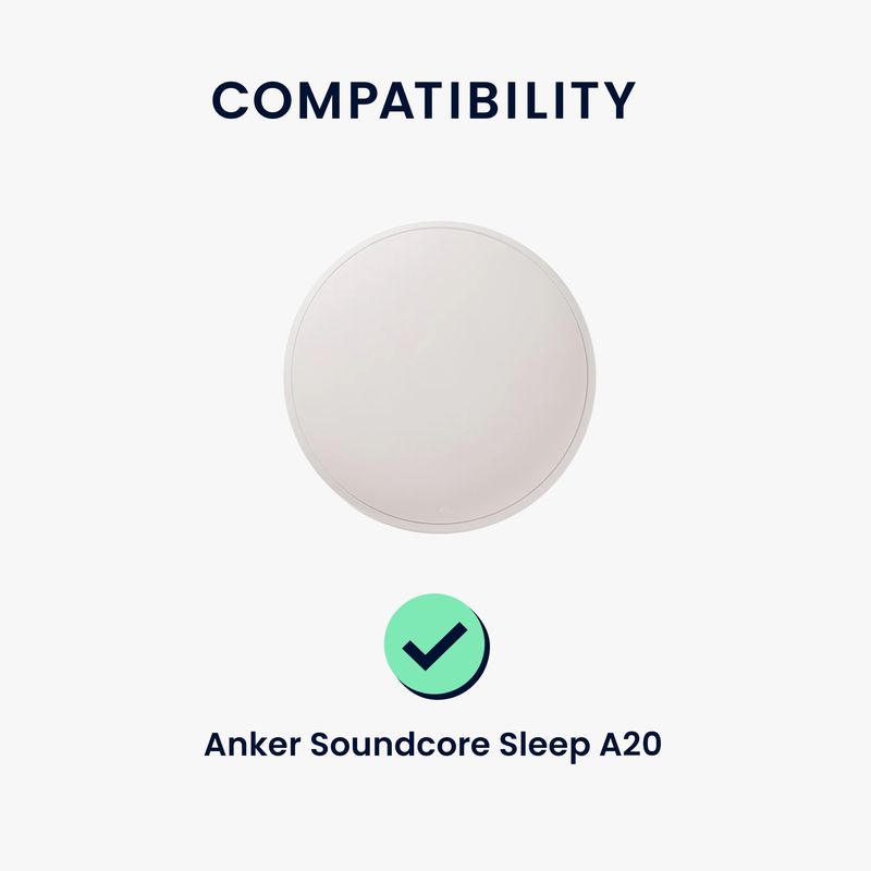 TV, Audio-Video si Foto - Portabile audio - Casti audio - Husa casti Kwmobile pentru Anker Soundcore Sleep A20, protectie la zgarieturi, Silicon, verde - Infinity.ro