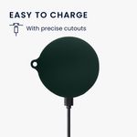 TV, Audio-Video si Foto - Portabile audio - Casti audio - Husa casti Kwmobile pentru Anker Soundcore Sleep A20, protectie la zgarieturi, Silicon, verde - Infinity.ro