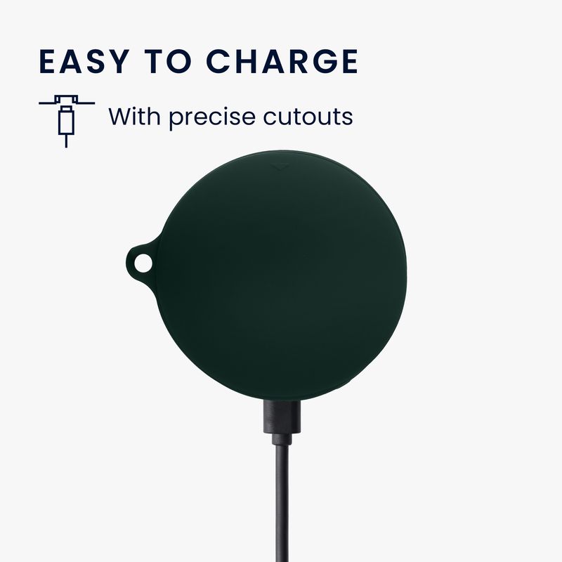 TV, Audio-Video si Foto - Portabile audio - Casti audio - Husa casti Kwmobile pentru Anker Soundcore Sleep A20, protectie la zgarieturi, Silicon, verde - Infinity.ro