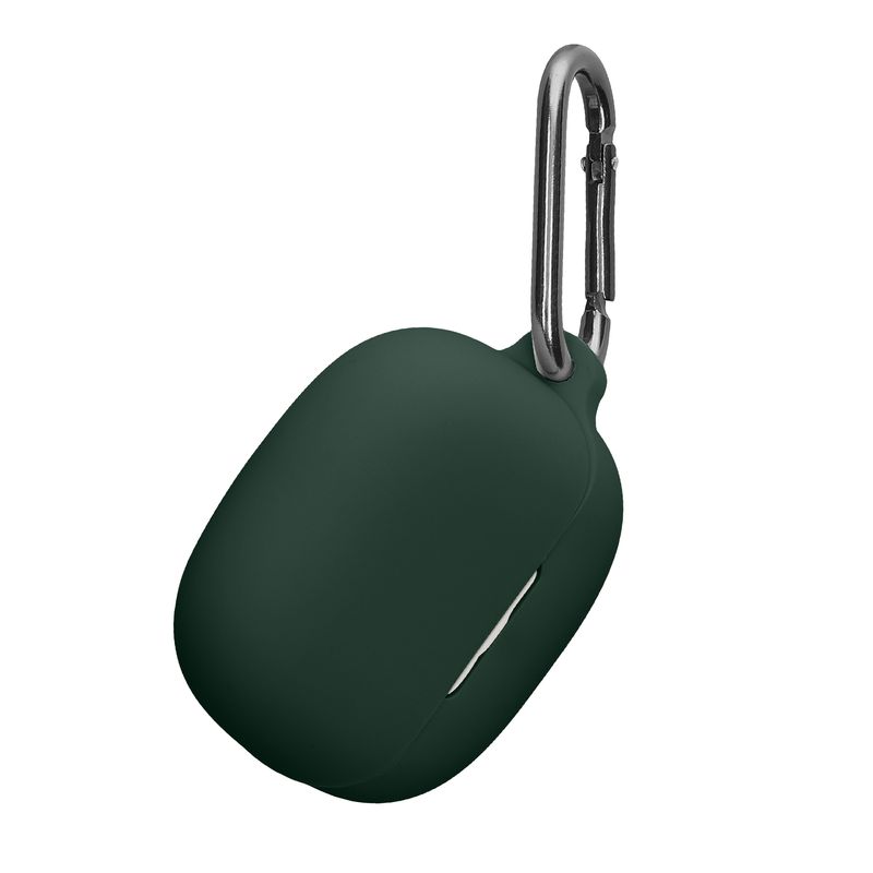 TV, Audio-Video si Foto - Portabile audio - Casti audio - Husa casti Kwmobile pentru Xiaomi Buds 5 Pro, protectie la zgarieturi, Silicon, verde - Infinity.ro