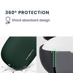 TV, Audio-Video si Foto - Portabile audio - Casti audio - Husa casti Kwmobile pentru Xiaomi Buds 5 Pro, protectie la zgarieturi, Silicon, verde - Infinity.ro
