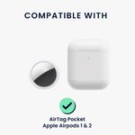 TV, Audio-Video si Foto - Portabile audio - Casti audio - Husa casti Kwmobile pentru Apple AirPods 1, AirPods 2, incarcare wireless, Silicon, negru - Infinity.ro