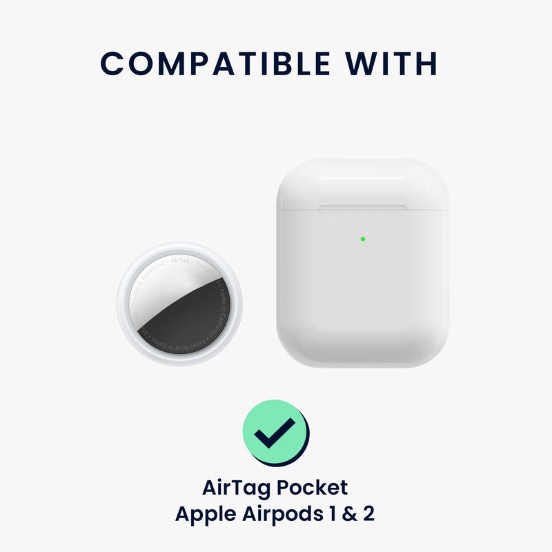 TV, Audio-Video si Foto - Portabile audio - Casti audio - Husa casti Kwmobile pentru Apple AirPods 1, AirPods 2, incarcare wireless, Silicon, negru - Infinity.ro