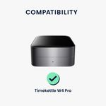 TV, Audio-Video si Foto - Portabile audio - Casti audio - Husa casti Kwmobile pentru Timekettle W4 Pro, protectie la zgarieturi, Silicon, mov - Infinity.ro