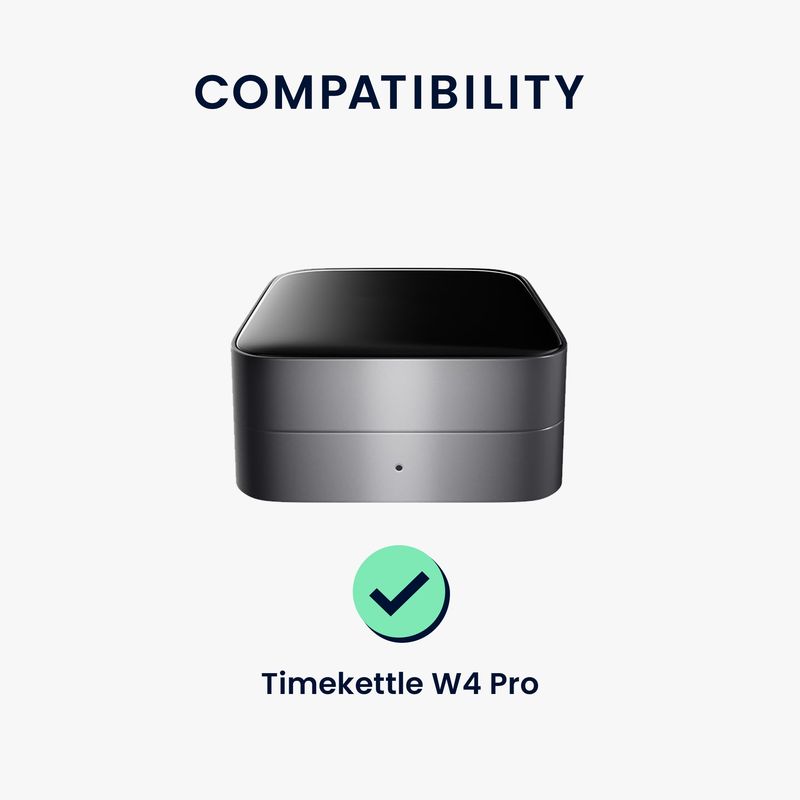TV, Audio-Video si Foto - Portabile audio - Casti audio - Husa casti Kwmobile pentru Timekettle W4 Pro, protectie la zgarieturi, Silicon, mov - Infinity.ro