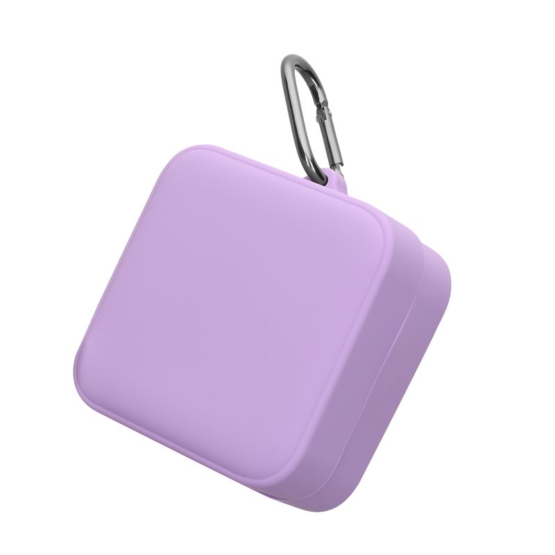 TV, Audio-Video si Foto - Portabile audio - Casti audio - Husa casti Kwmobile pentru Timekettle W4 Pro, protectie la zgarieturi, Silicon, mov - Infinity.ro