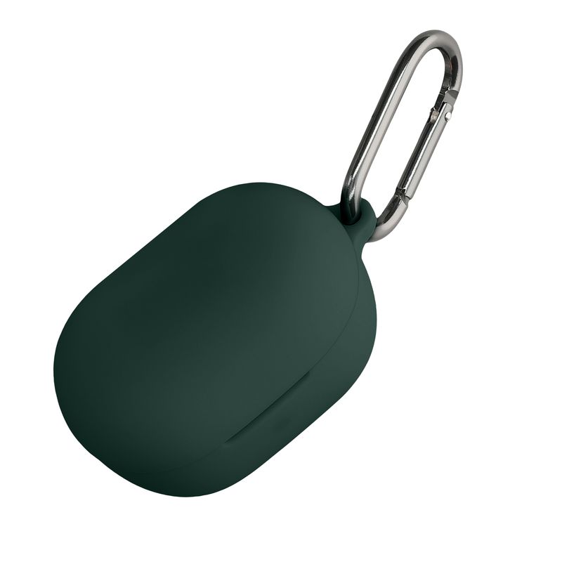 TV, Audio-Video si Foto - Portabile audio - Casti audio - Husa casti Kwmobile pentru Bose QuietComfort Earbuds, protectie la zgarieturi, Silicon, verde - Infinity.ro