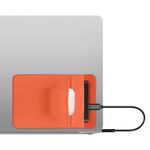 PC, gaming si accesorii - Periferice PC - Accesorii hard disk-uri externe - Husa SSD/HDD Kwmobile pentru SanDisk Portable SSD, Samsung T7 si Crucial X8, elastan, portocaliu - Infinity.ro
