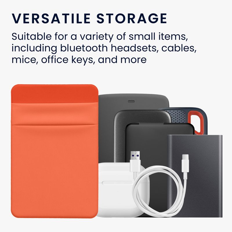 PC, gaming si accesorii - Periferice PC - Accesorii hard disk-uri externe - Husa SSD/HDD Kwmobile pentru SanDisk Portable SSD, Samsung T7 si Crucial X8, elastan, portocaliu - Infinity.ro