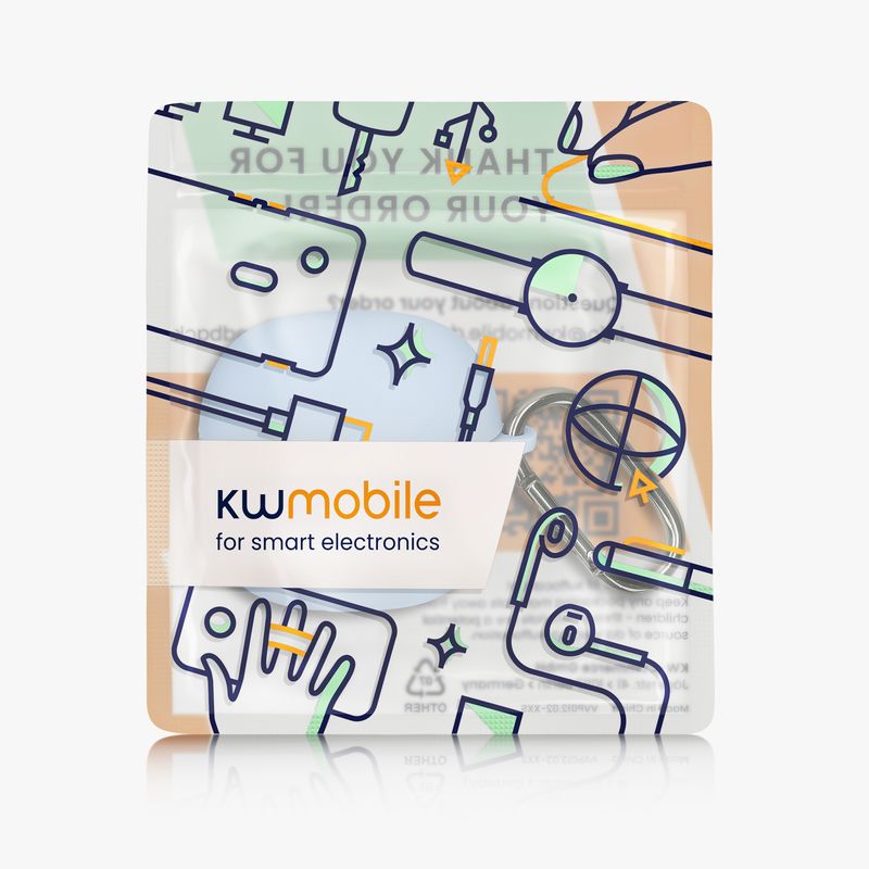 TV, Audio-Video si Foto - Portabile audio - Casti audio - Husa casti Kwmobile pentru Xiaomi Redmi Buds 8 Lite, protectie la zgarieturi, Silicon, albastru - Infinity.ro