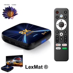 TV, Audio-Video si Foto - Portabile audio - Media Playere - TV Box, LexMat, Android 14, 8K, 4K HD, WiFi 6, Telecomanda Bluetooth, HDMI, Streaming, negru - Infinity.ro