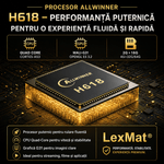 TV, Audio-Video si Foto - Portabile audio - Media Playere - TV Box, LexMat, Android 14, 8K, 4K HD, WiFi 6, Telecomanda Bluetooth, HDMI, Streaming, negru - Infinity.ro