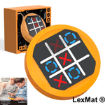 Jucarii, Copii si Bebe - Jucarii si jocuri - Jucarii & jocuri educative - Laptopuri, tablete si gadget-uri copii - Joc X si O LexMat SmartTic-Tac-Toe 4 in 1 Portocaliu, pentru 3+ ani, design compact, electronic, mod joc vs AI - Infinity.ro