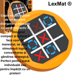 Jucarii, Copii si Bebe - Jucarii si jocuri - Jucarii & jocuri educative - Laptopuri, tablete si gadget-uri copii - Joc X si O LexMat SmartTic-Tac-Toe 4 in 1 Portocaliu, pentru 3+ ani, design compact, electronic, mod joc vs AI - Infinity.ro