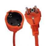 Casa si Gradina - Electrice - Accesorii electrice - Prelungitoare, triple, fise - Prelungitor electric, 20 M tip cupla + fisa, 3 x 1.5 mm, IP44, max 2000W - Infinity.ro